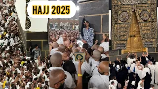 Hajj 2025 new update today Makkah🕋🤲🥰 Alhamdulliah Labbaik Allahumma Labbaik 💐