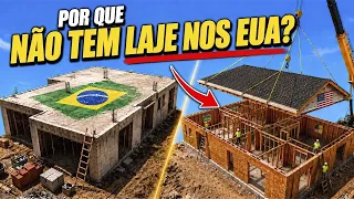 Por que NĀO TEM LAJE na Casa Americana? Saiba a Verdade!