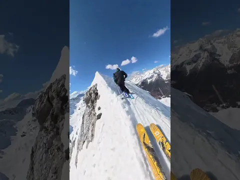 Bro said he knows a spot! #skiing #snow #winter