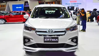 2021 New Toyota Ertiga 7 Seater will be a premium  MPV Sit below Innova Crysta in company line up