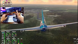Microsoft Flight Simulator 2021 UPDATE - Landing Boeing 747 in STRONG WINDS Challenge!