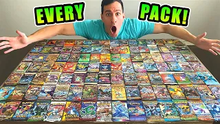 Opening EVERY Pack of Pokemon Cards!