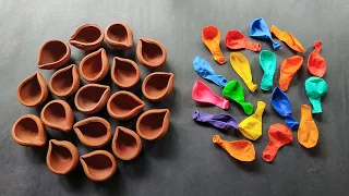 Unique Diwali Craft Using Balloons | Diwali Decoration Idea | Diwali Craft