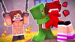 MAIZEN : JJ Sister BETRAYED JJ and KISSED Mikey?! - Love Story - Minecraft Animation JJ& Mikey