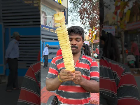Extreme Spicy Potato Tornado in India! 🥵🔥 #shorts