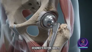 Complete Hip Replacement Surgery Animation | Damaged Hip to Artificial Implant