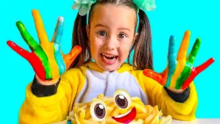 Johny Johny Yes Papa | Eva  Pretend Play Wash Your Hands Before Eating  potatoes Kids Song