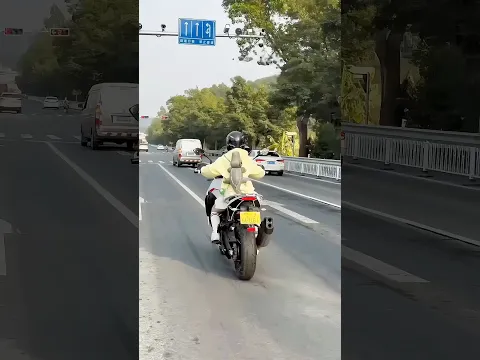 Short Girl vs Big Bike 😱