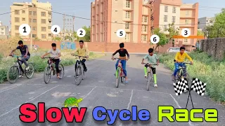 Slow Cycle Race 😍 || ​⁠@mohittt0.29 #msrider