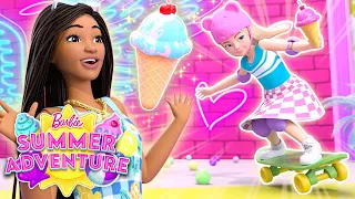 Barbie intenta hacer helado. | La Aventura de verano de Barbie Ep. 3