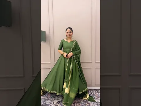 Anarkali 👗 suit for wedding 💒 Guest #viral #wedding #outfitideas #grwm #trending