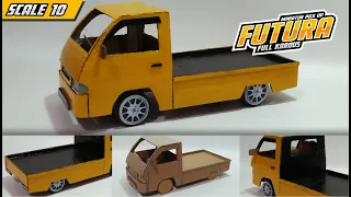 MEMBUAT MINIATUR PICK UP CEPER FULL KARDUS || HANDMADE