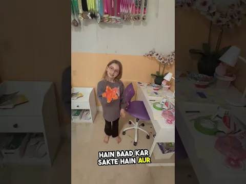 She fixed an alert bell on the door