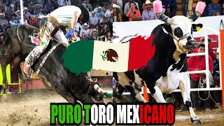 ¡YA CASI NO SE VEN DE ESTOS TOROS! RECOPILACION DE PUROS TOROS MEXICANOS EN EL JARIPEO