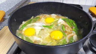 양파와 계란을 이렇게 드셔 보세요. 한 번 먹으면 멈출 수가 없습니다.