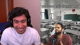 EL ABRAHAHAM REACCIONA A LOS TIKTOKS QUE LE MANDA SU CHAT