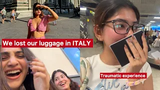 The Day We Lost Our Luggage 🥲 #ITALY @ramyapasupuleti5000