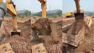 The Process Of Soil Excavation And Transportation P1716