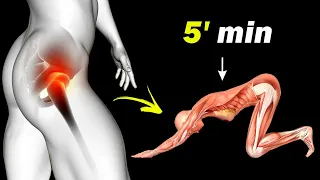5 Minutos de Ejercicios de Estiramiento que te salvarán del dolor de Cadera y Lumbar