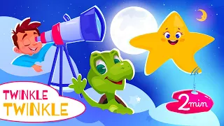 Twinkle Twinkle Little Star | Bedtime Lullaby for Kids | BubbleeBob ⭐