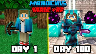 Selvisin 100 PÄIVÄÄ Minecraft Hardcoressa?!