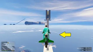GTA 5 Online - Longest Jump - Motor Bike Race - Epi 6