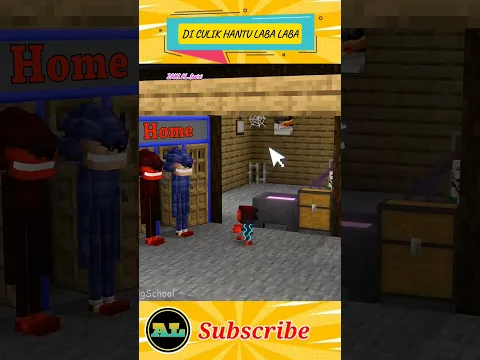 Di Culik Hantu Laba Laba #dubbing #minecraft #roblox #skibiditoilet #funny #shortvideo