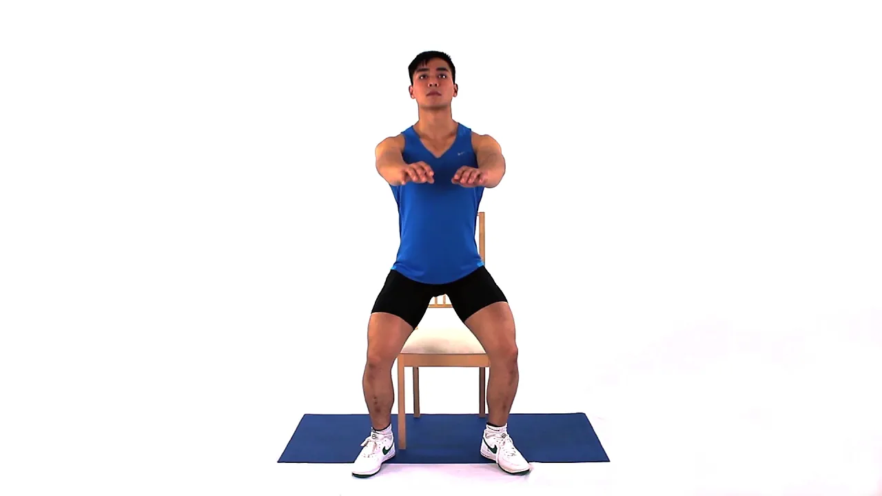 Image Squat alla sedia