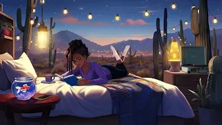 Generative Piano for Sleep | Calm Desert YouTube Room | 8-Hour