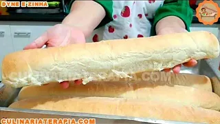 Pão Caseiro Fácil Simples Super Econômico Macio e Fofinho, sem ovo e sem leite.