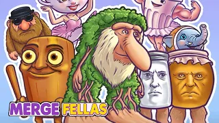 🔴 Merge Fellas Italian Brainrot Live Gameplay - Legendary Wins & Crazy Wins 🎮 #MergeFellas