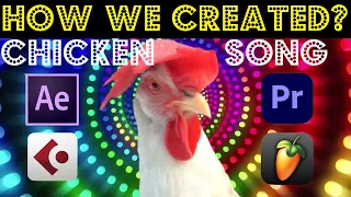 Adobe Premiere pro is the main Software We used to create chicken song