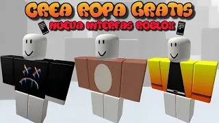 ROBLOX YA PERMITE CREAR ROPA TOTALMENTE 👉GRATIS👈 DESDE DISPOSITIVOS MOVILES📱 🤯 2025