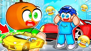 NOOB Taksici Gibi DAVRANDIM Sonra PRO Olarak SÜPER ARABA İLE TROLLEDİM!   🚕 | Roblox