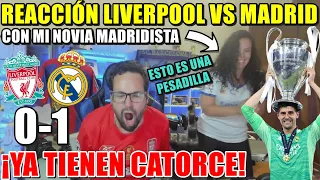 HINCHA del BARÇA REACCIONA al LIVERPOOL 0-1 MADRID ¡GANAN la 14º CHAMPIONS! ES UNA PESADILLA