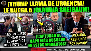 TRUMP ¡LE RUEGA A MÉXICO AHORITA! LE DIO CELOS ¡QUE SHEIBAUM CERRARA NEGOCIO CON SUPER POTENCIA!