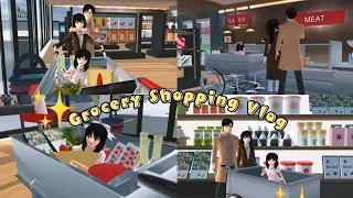 SHOPPING WITH BABY LAURELL || Ada Mba Erin !! || Vlog Sakura School Simulator