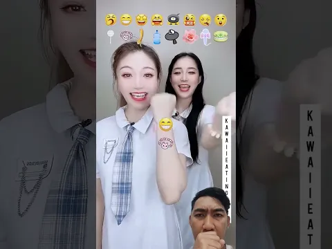 MAKAN MAKANAN SESUAI EXPRESI EMOJI #eating #funny #food #mukbang #asmr #makanan #eatingchallenge