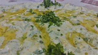 الطريقة الصحية لعمل متبل الكوسا باللبن وصفة خفيفة ومفيدة_Marinated zucchini with yogurt