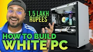 1.5 LAKH RUPEES WHITE GAMING PC BUILD INDIA 2021