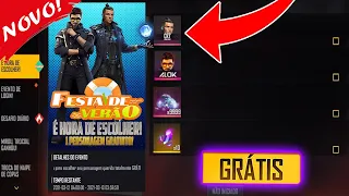 🔥 COMO PEGAR ALOK E CHRONO (CR7) DE GRAÇA NO FESTA DE VERÃO 2022 FREE FIRE! PERSONAGEM DE GRAÇA
