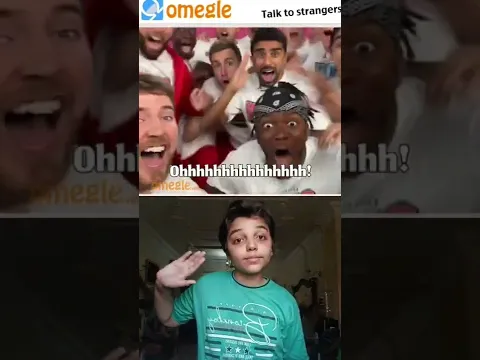 قابلت مستر بيست فى اوميجل 😱 I met mrbeast on Omegle 😱!!