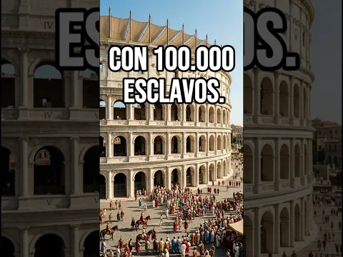 ¿Cómo fue REALMENTE construir el Coliseo Romano en el año 70 d.C.? 🏛️ | Reconstrucción con IA