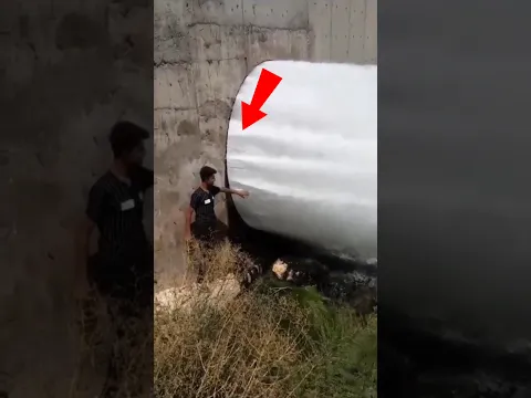 Never Touch A Flowing Dam Water 😨