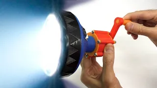 🔥 Походный генератор  Ручная зарядка для гаджетов  3d printed Hand Crank GENERATOR Игорь Белецкий