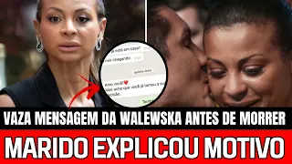 Walewska falou com marido antes de morrer