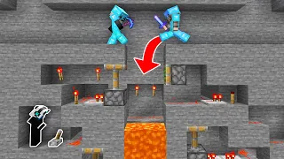 Minecraft Manhunt, pero SOY un MAESTRO de REDSTONE!!