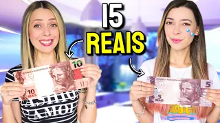 SOBREVIVENDO UM DIA INTEIRO COM 15 REAIS  💰