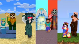 Best Episodes of Help Herobrine Challenge - Minecraft Animation All Season - #herobrine #fypシ