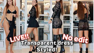 Styling Dress - Live No edit! #model #styling